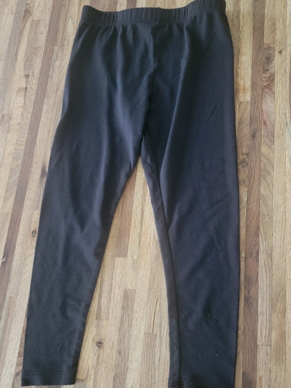 32 Heat Black Elastic Waist Pull On Girls Leggings Size Small